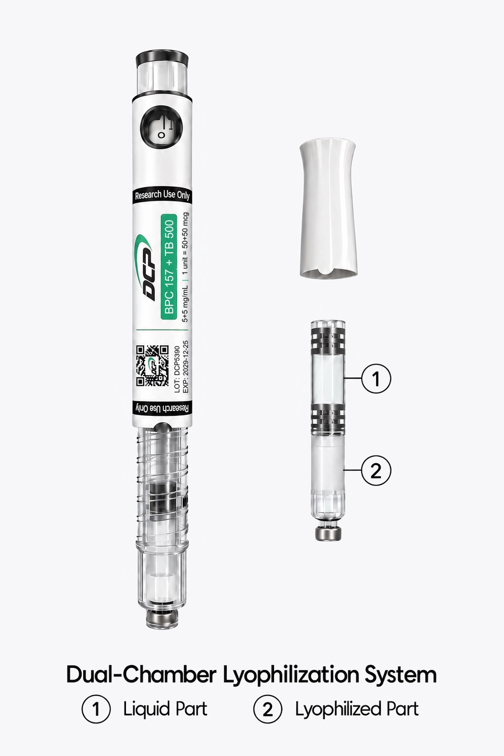 BPC 157 & TB 500 5/5 mg pen